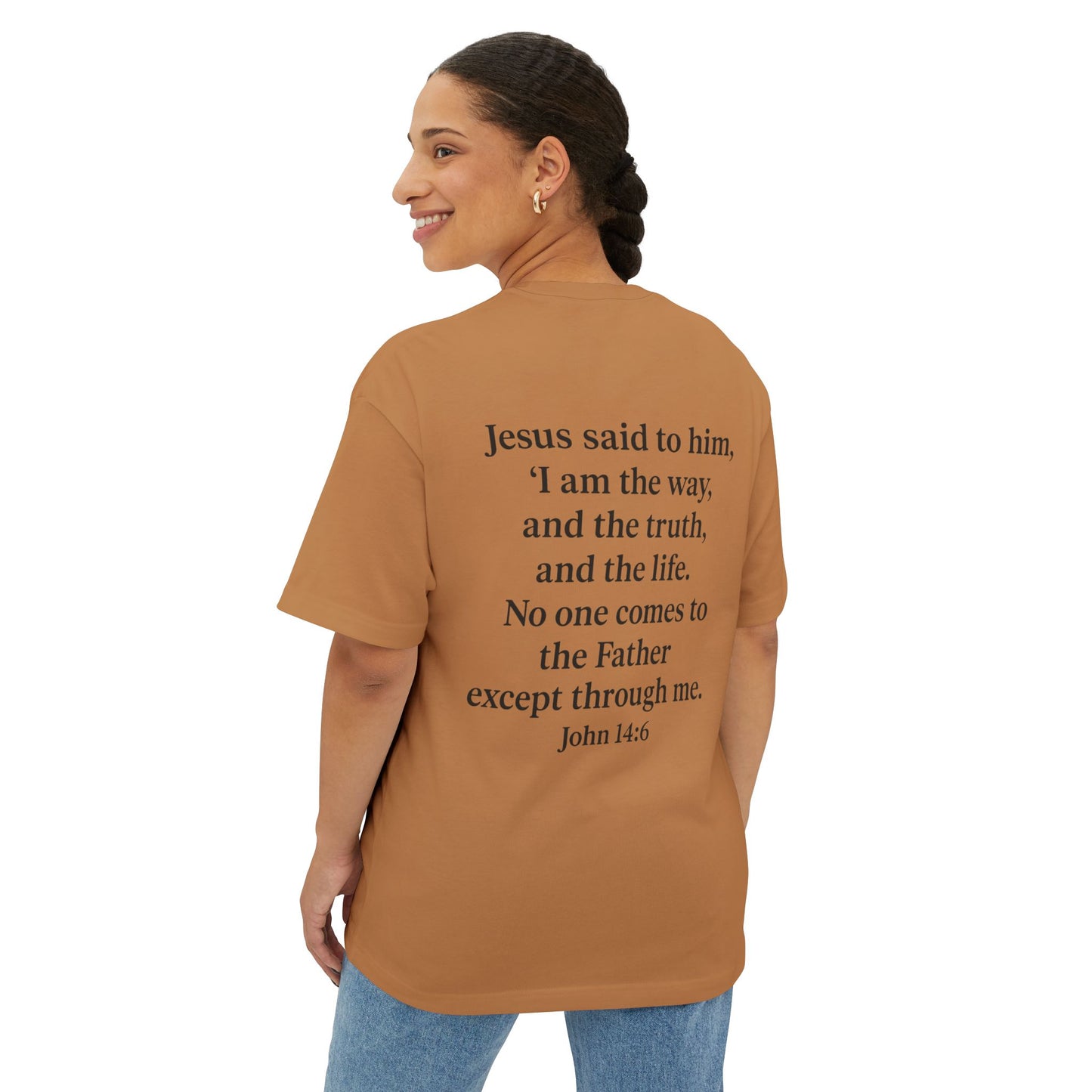 God First Christian Oversized T-Shirt | American Faith Wear | Faith-Based Apparel