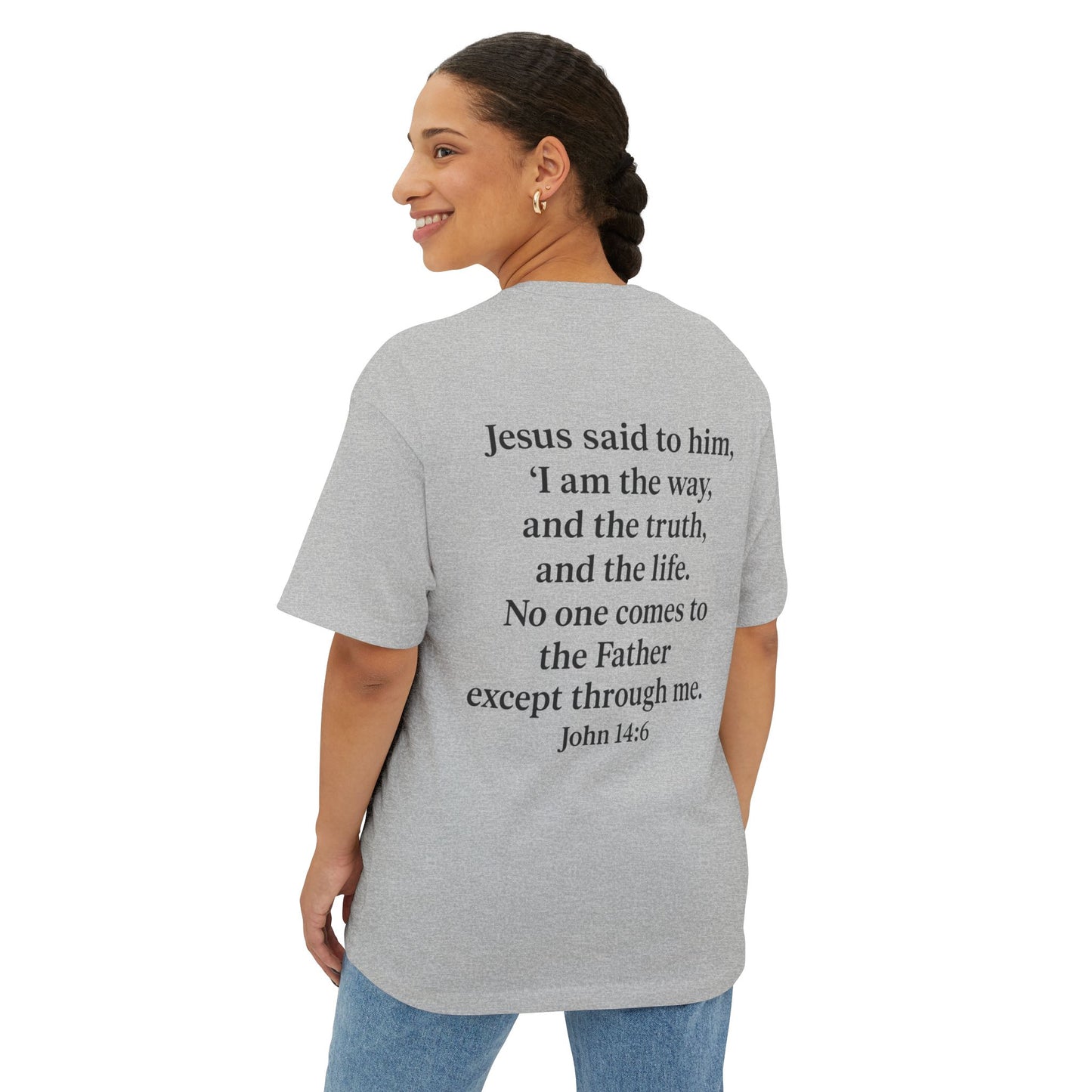 God First Christian Oversized T-Shirt | American Faith Wear | Faith-Based Apparel